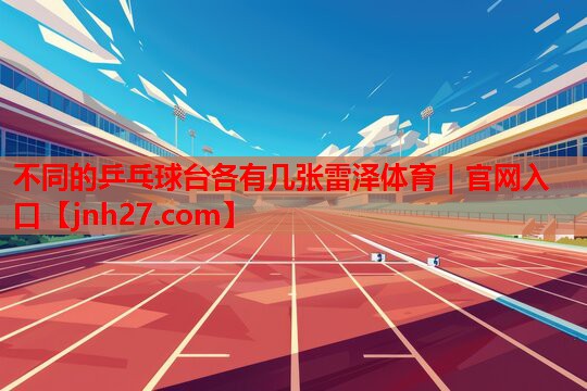 不同的乒乓球台各有几张雷泽体育｜官网入口